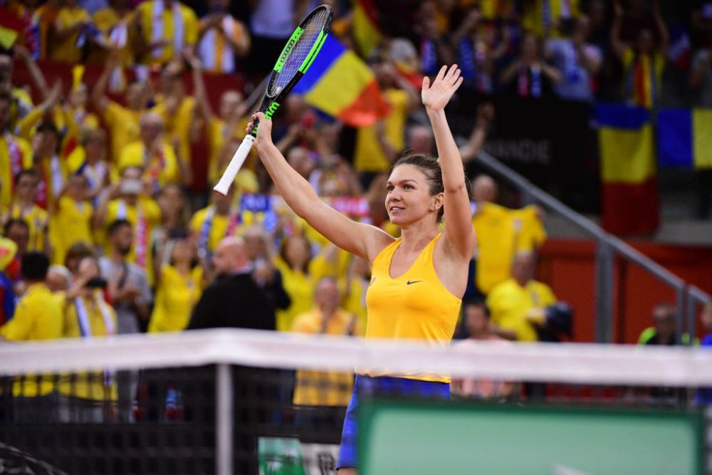 GALERIE FOTO: Simona Halep i-a adus Romaniei primul punct in meciul pentru finala Fed Cup_1
