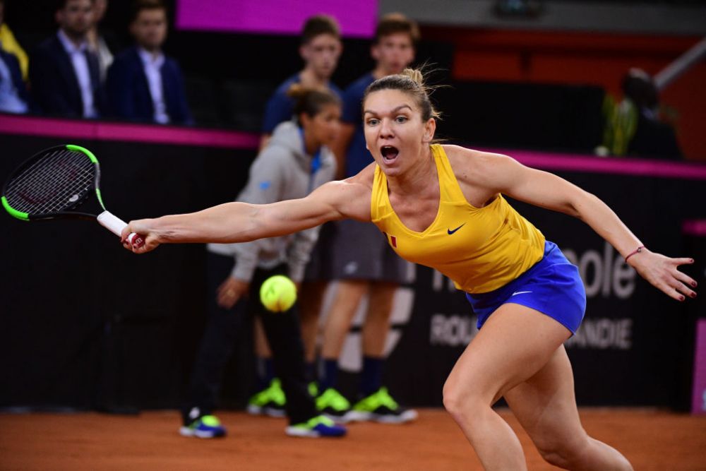 GALERIE FOTO: Simona Halep i-a adus Romaniei primul punct in meciul pentru finala Fed Cup_2