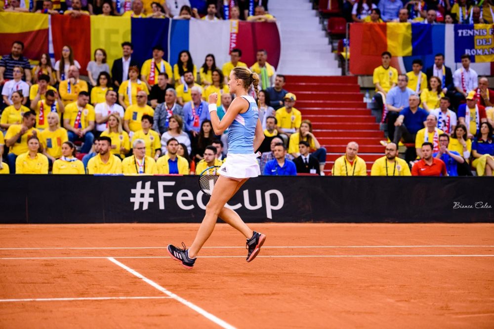GALERIE FOTO: Simona Halep i-a adus Romaniei primul punct in meciul pentru finala Fed Cup_11