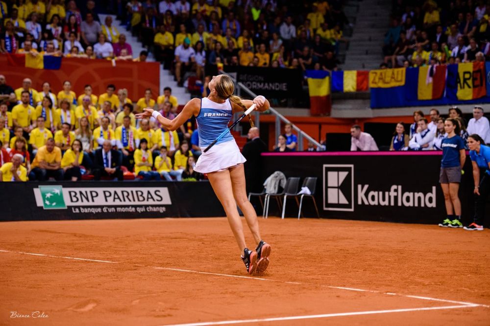 GALERIE FOTO: Simona Halep i-a adus Romaniei primul punct in meciul pentru finala Fed Cup_15