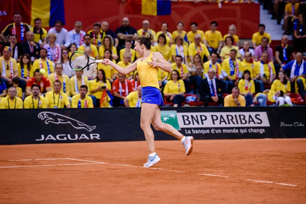 GALERIE FOTO: Simona Halep i-a adus Romaniei primul punct in meciul pentru finala Fed Cup_16