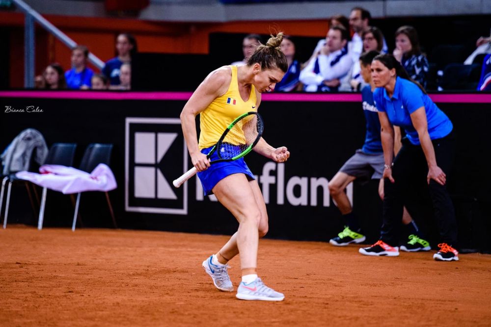 GALERIE FOTO: Simona Halep i-a adus Romaniei primul punct in meciul pentru finala Fed Cup_17