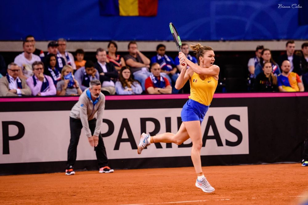 GALERIE FOTO: Simona Halep i-a adus Romaniei primul punct in meciul pentru finala Fed Cup_23