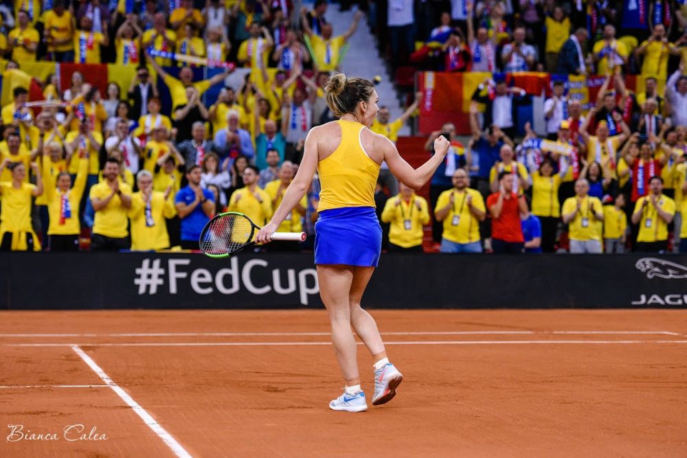 GALERIE FOTO: Simona Halep i-a adus Romaniei primul punct in meciul pentru finala Fed Cup_26
