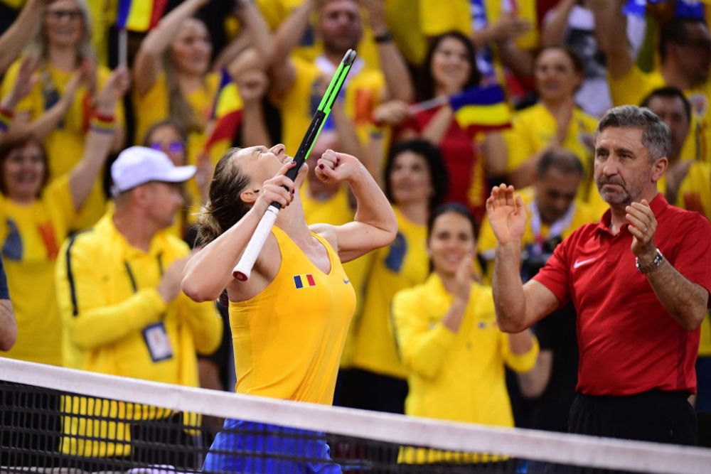 GALERIE FOTO: Simona Halep i-a adus Romaniei primul punct in meciul pentru finala Fed Cup_5
