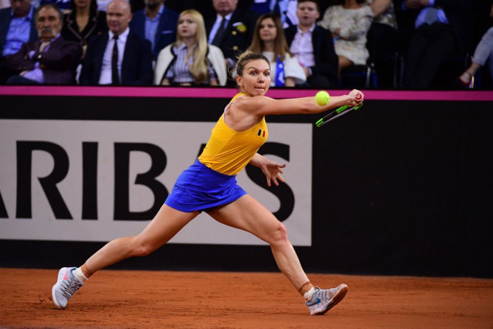 GALERIE FOTO: Simona Halep i-a adus Romaniei primul punct in meciul pentru finala Fed Cup_9