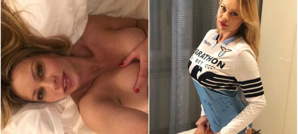 Victoria lui Lazio cu Milan a adus-o la EXTAZ! <span style="color:#f00;">Prezentatoarea TV care a pozat topless dupa calificarea in finala Cupei</span>. FOTO