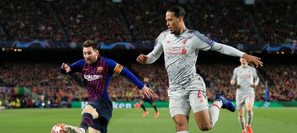 Virgil van Dijk Barcelona - Liverpool Champions League Lionel Messi messi barcelona