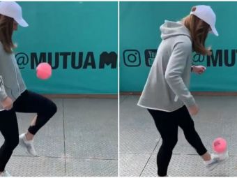 
	SIMONA HALEP MADRID | Lectie de fotbal predata de fostul lider mondial! Simona i-a uimit pe toti cu jongleriile ei | VIDEO
