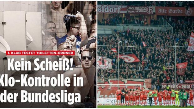 
	Pe aici se trece doar cu buletinul! Motivul FABULOS pentru care fanii din Bundesliga trebuie sa prezinte actul de identitate la intrarea in toaleta!

