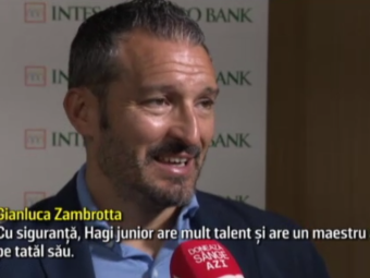 
	Campionul mondial Zambrotta il asteapta pe Ianis Hagi din nou in Italia: &quot;Are mult talent si are un maestru acasa!&quot;
