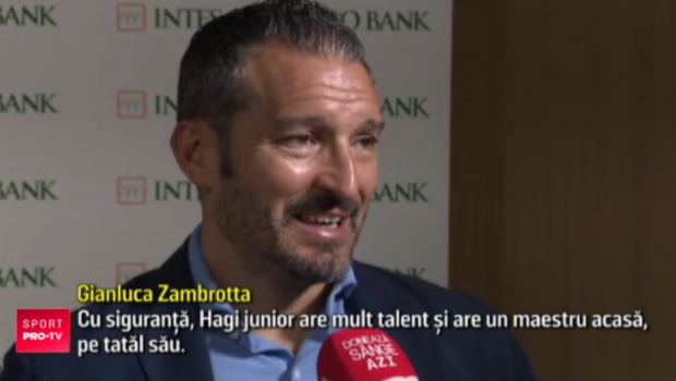 
	Campionul mondial Zambrotta il asteapta pe Ianis Hagi din nou in Italia: &quot;Are mult talent si are un maestru acasa!&quot;
