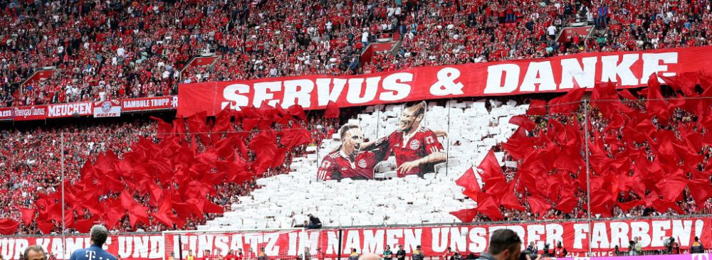 Sfarsitul unei ere la Bayern Munchen! Imagini SENZATIONALE pe Allianz Arena cu Ribery si Robben! Ce mesaje au afisat fanii!_6
