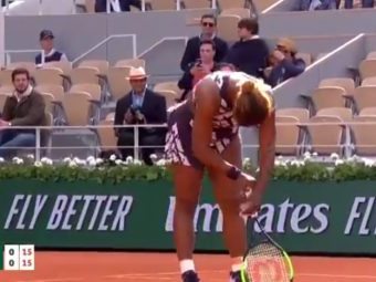 
	Serena Williams, CRIZA de nervi la primul meci de la Roland Garros 2019: &quot;A fost straniu!&quot; Cum a reactionat. VIDEO
