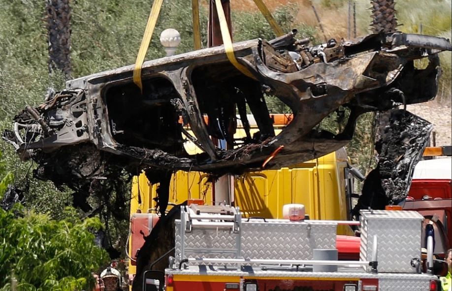 Autoritatile au recuperat masina lui Jose Antonio Reyes! A ars complet! Cum arata locul accidentului!_3