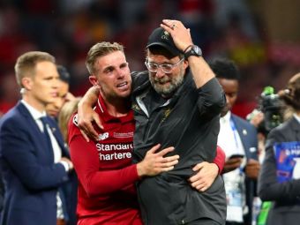 
	Drama din spatele unei bucurii fara margini! Tatal lui Henderson si-a anuntat fiul ca s-a vindecat de cancer, pe teren, imediat dupa ce Liverpool a castigat UEFA Champions League
