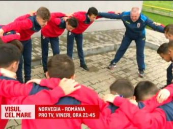 
	NORVEGIA - ROMANIA, VINERI 21:45 LA PRO TV | Romania va avea si o galerie formata din copii! Castigatorii de la Cupa Satelor vor zbura cu nationala in Norvegia 
