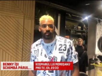 CATALIN MOROSANU - DANIEL SAM, JOI LA PRO TV | Benny Adegbuyi s-a vopsit blond, ca Hagi in &#39;98, inainte de gala! Cum arata acum: VIDEO