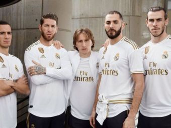 
	Real Madrid si-a prezentat noul echipament oficial! &quot;Culoarea aurie aduce un omagiu Regilor Europei!&quot; Cum vor arata Ramos, Benzema si Marcelo! GALERIE FOTO