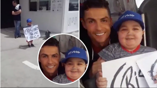 
	&quot;Ooopreste autocarul!&quot; Ronaldo si gestul care merita toate aplauzele din lume: a oprit autocarul Portugaliei pentru a saluta un copil bolnav. VIDEO
