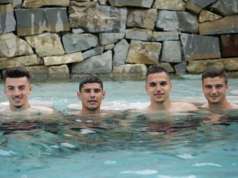 
	Romania U21, imagini de colectie. Antrenament in piscina si pe nisip pentru elevii lui Radoi in cantonamentul pentru EURO
