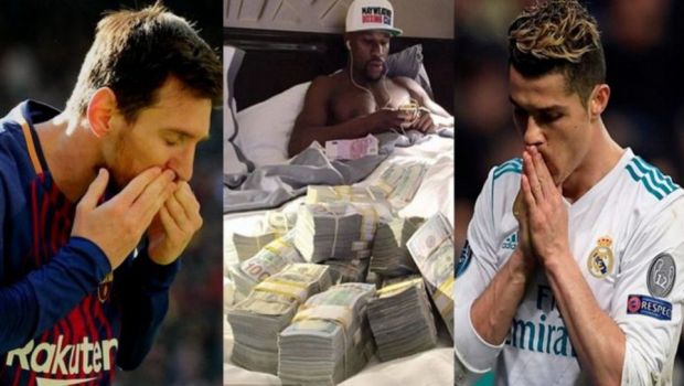 
	Floyd Mayweather nici nu mai intra in clasament! Cum arata TOP 10 Forbes al celor mai bine platiti sportivi din lume: Messi si Ronaldo sunt pe primele 2 locuri
