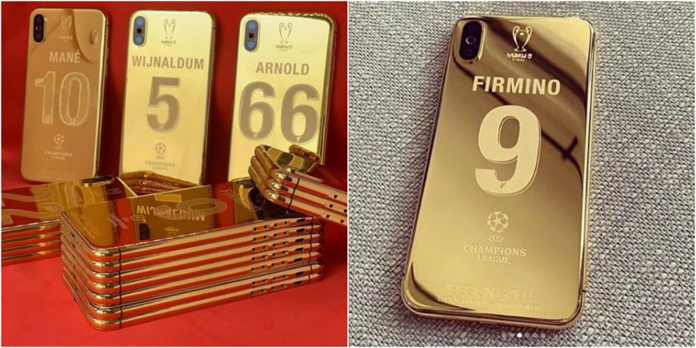Telefoane de aur pentru castigatorii UEFA Champions League! Intreaga echipa a lui Liverpool are de acum telefoane precum cel al lui Messi! Cat costa unul_5