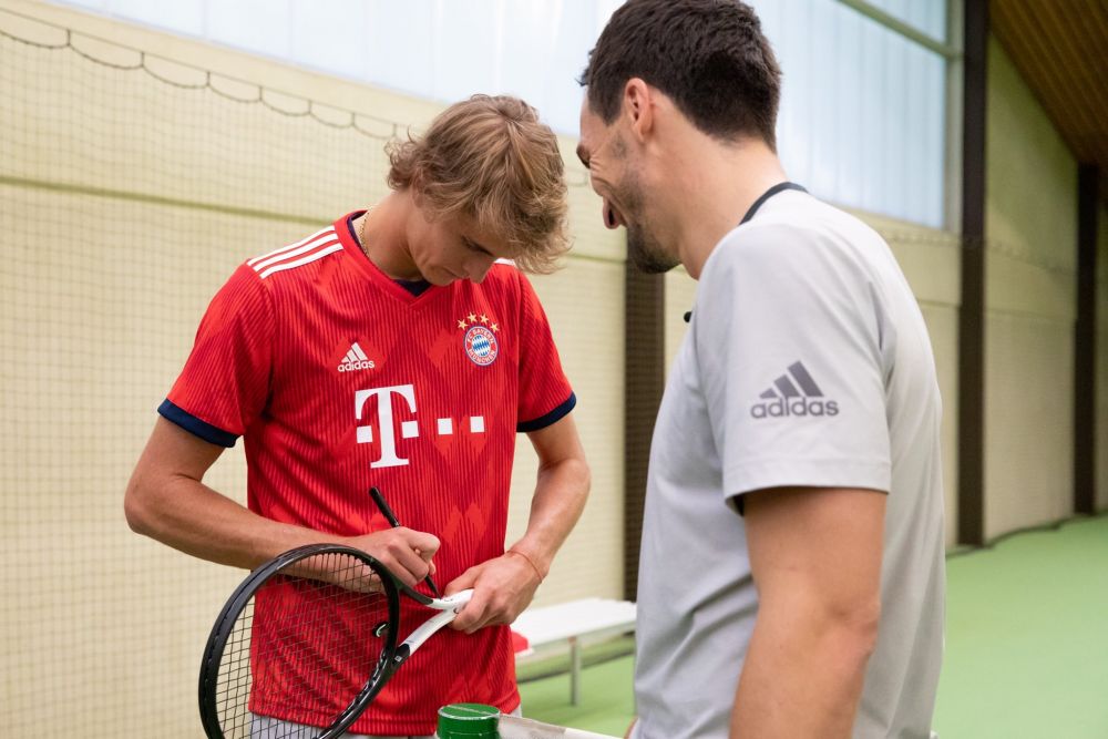 Super provocare cu Muller, Hummels si Zverev! Noua senzatie din tenis i-a testat pe jucatorii lui Bayern Munchen! Cum s-au descurcat! FOTO + VIDEO_4