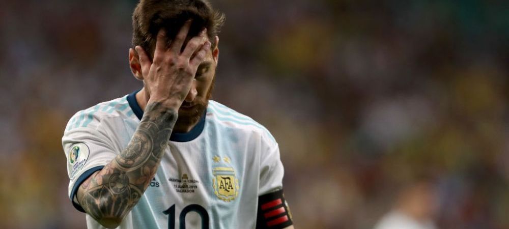 Leo Messi Argentina Columbia copa america Paraguay