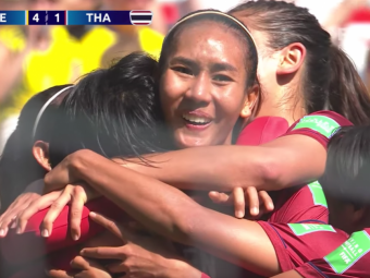 
	Reactia fantastica a jucatoarelor din Thailanda dupa primul gol la Mondial! Erau conduse cu 4-0, dupa ce au pierdut primul meci cu 13-0
