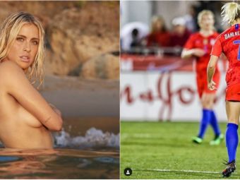 
	Cea mai SEXY jucatoare de la Cupa Mondiala de fotbal feminin a pozat GOALA. Imagini incendiare. FOTO
