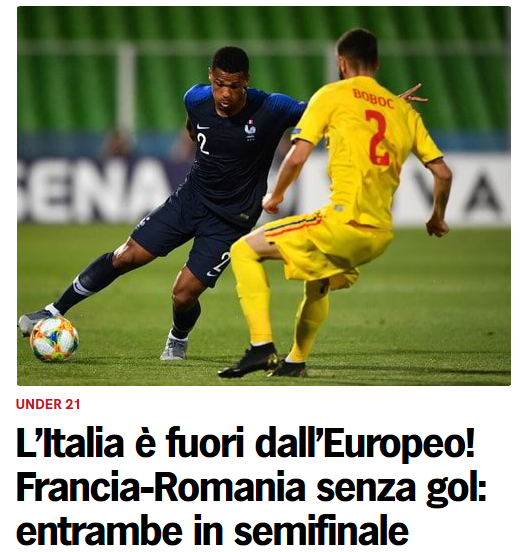 "Italia, eliminata dupa un rezultat anuntat!" Reactiile italienilor dupa egalul dintre Romania si Franta! Ce au putut sa scrie dupa meci_1