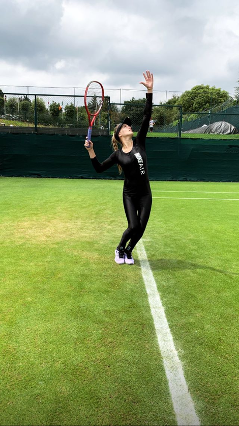 APARITIE ILEGALA a lui Genie Bouchard la Wimbledon! Canadianca a incalcat regulamentele si si-a luat un costum mega-sexy de Catwoman: GALERIE FOTO_10