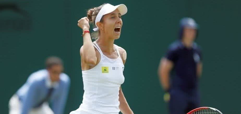 Mihaela Buzarnescu Jessica Pegula Simona Halep Wimbledon Wimbledon 2019