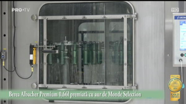 (P) Berea Albacher Premium 0,66l premiata cu aur de Monde Selection