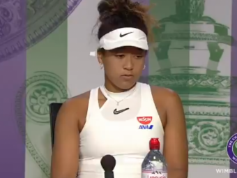 
	S-a ridicat si a plecat de la conferinta! Naomi Osaka, DISTRUSA dupa eliminarea de la Wimbledon: ce a spus nipona
