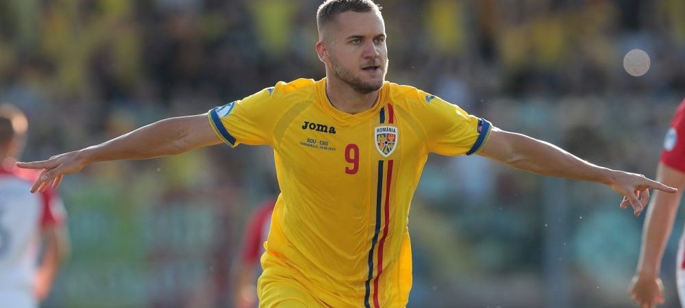 George Puscas EURO U21 Romania U21