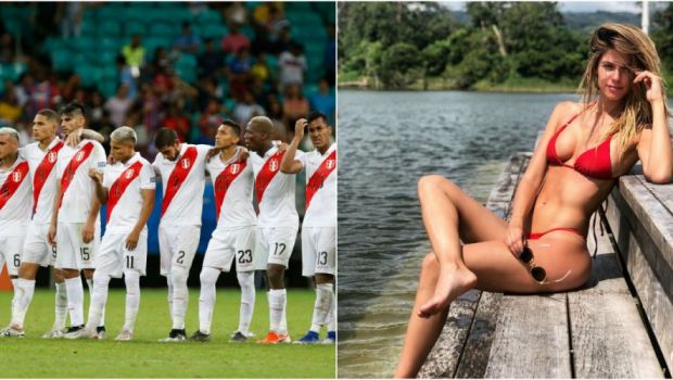
	Un sarut pasional pentru omul care va califica Peru in finala Copa America! Promisiunea facuta de o bomba sexy inaintea semifinalei cu Chile. GALERIE FOTO
