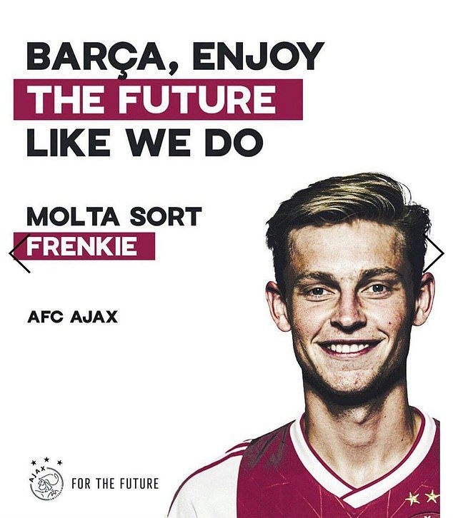 "Barca, bucura-te de viitor!" Ajax a cumparat o pagina de reclama in ziarul de casa al Barcelonei, sa-i felicite pe catalani pentru transferul lui De Jong_3