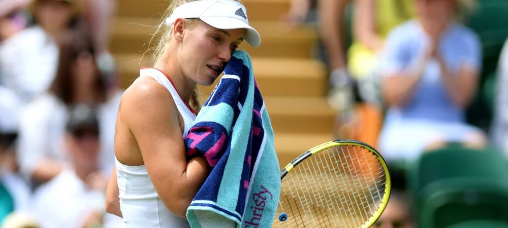 Simona Halep Caroline Wozniacki Wimbledon 2019