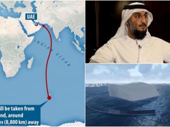 
	Motivul pentru care un seic miliardar vrea sa tracteze un iceberg din Antarctica pana in Emiratele Arabe, pe o distanta de 8.800 kilometri
