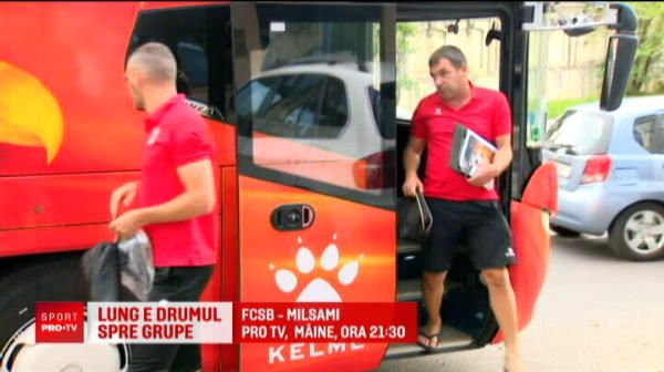 
	FCSB - Milsami, joi 21:30 PRO TV | Moldovenii au venit cu autocarul la Giurgiu! Cel mai bun vorbitor de romana a fost trimis la interviu
