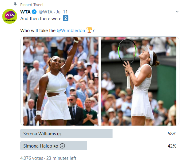 SARBATOARE NATIONALA: SIMONA HALEP A CASTIGAT TROFEUL DE LA WIMBLEDON! Serena Williams, distrusa in mai putin de o ora! Halep - Williams 6-2, 6-2_3