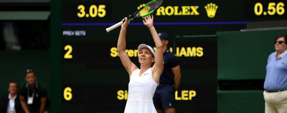 Simona Halep Serena Williams Wimbledon 2019