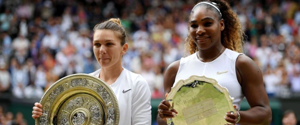Simona Halep Serena Williams Wimbledon 2019