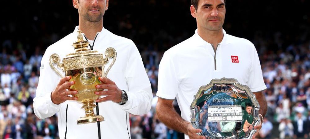 Novak Djokovic Roger Federer Tenis Wimbledon