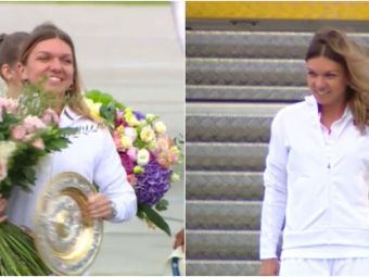 
	Sosire Simona Halep VIDEO! Trofeul Wimbledon a ajuns in Romania: &quot;Va multumesc pentru sustinere&quot;
