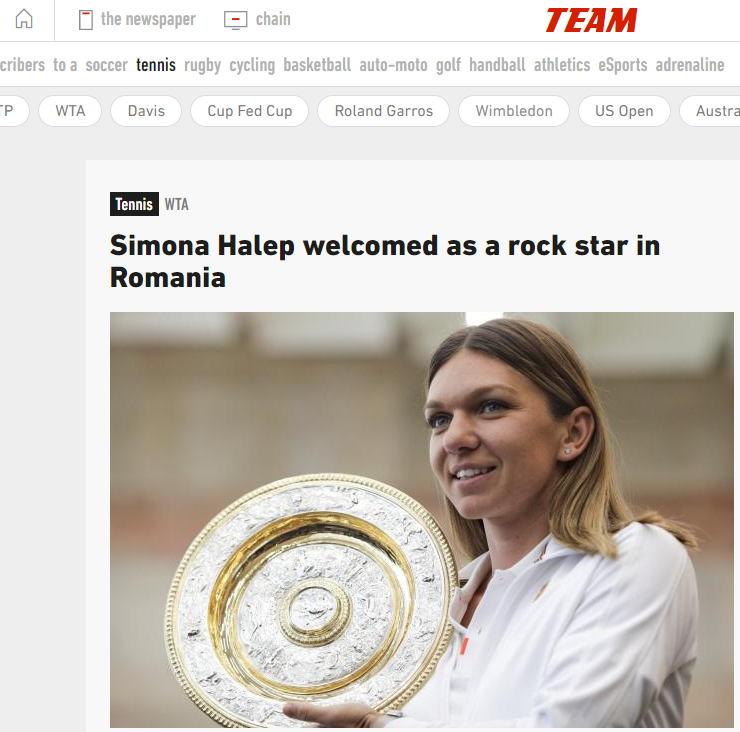 Presa internationala, impresionata de ceremonia dedicata Simonei Halep! "A fost intampinata ca un star rock"! Ce scriu cei de la L'Equipe_2