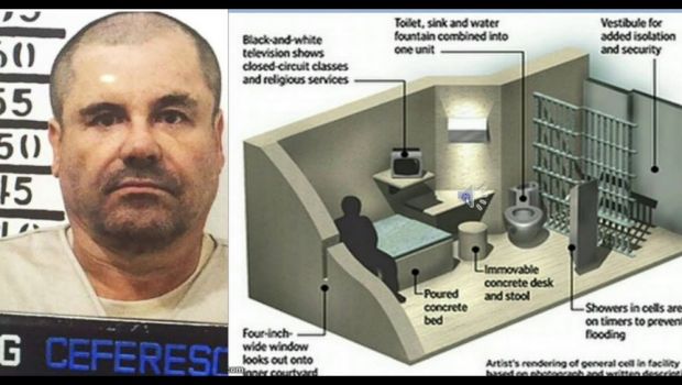 
	De aici e imposibil sa evadeze! Cum arata celula in care El Chapo va trai izolat toata viata
