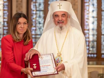 
	Simona Halep a primit cea mai inalta distinctie din partea Patriarhiei Romane: &quot;Sper sa inspir copiii sa-mi calce pe urme&quot; FOTO
